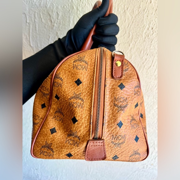 MCM Visetos Boston Bag - Picture 4 of 11